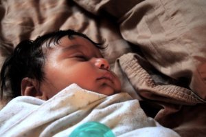 For whatever reason, Hannah didn't sleep very well while we were gone. But, towards the end of the trip she started sleeping on Omi's bed and loved it. Must have reminded her of being at home on our bed.