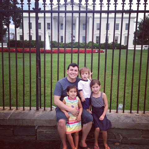 The fountain that was far more entertaining than the White House